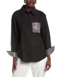 Camisa con Detalles Brillantes – Elegancia Moderna
