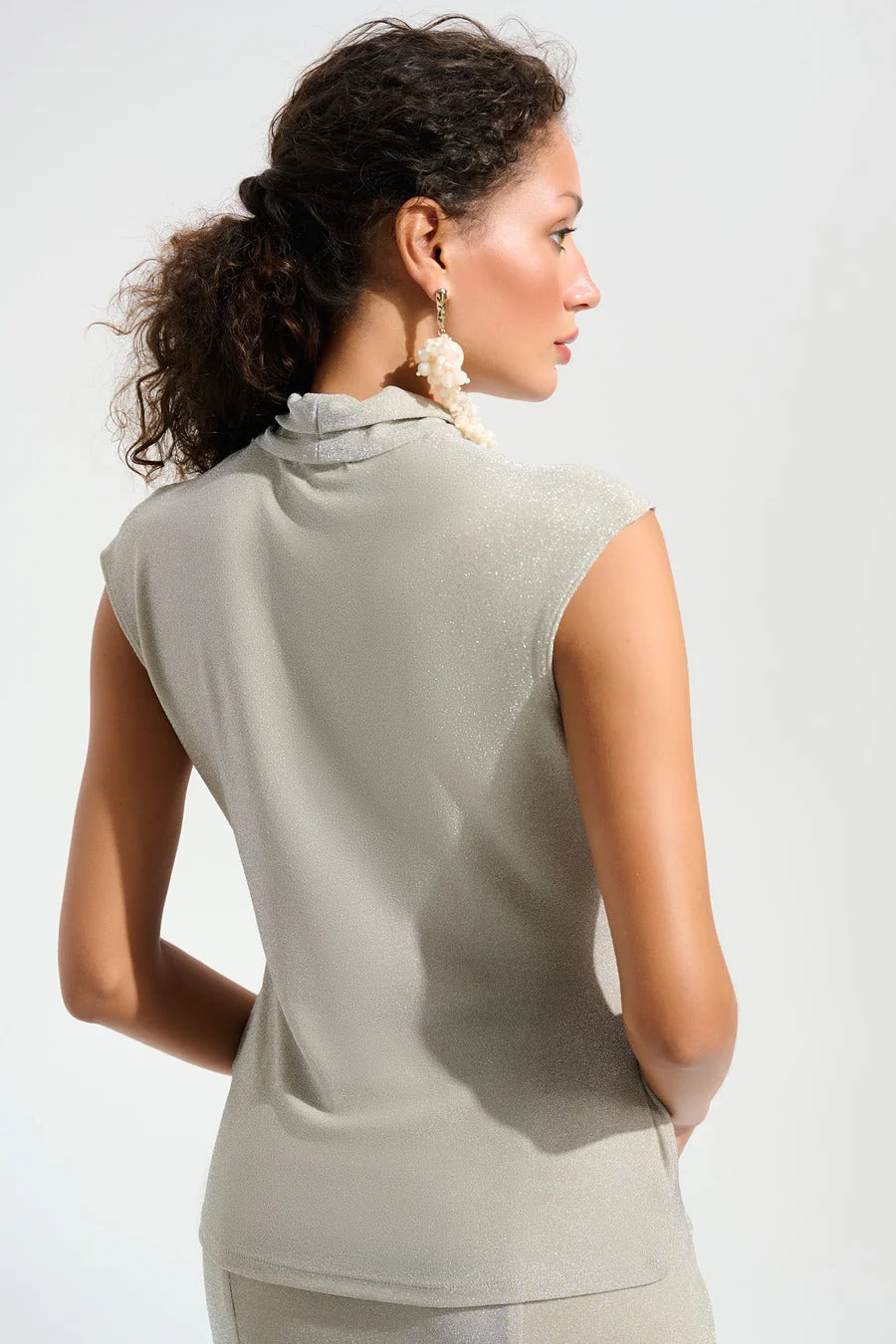 Blusa Cruzada Champagne – Joseph Ribkoff 261758