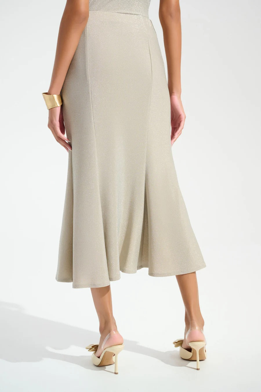 Falda Midi Champagne - Joseph Ribkoff 261748