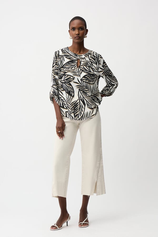 Blusa Estampado Tropical – Joseph Ribkoff 261207