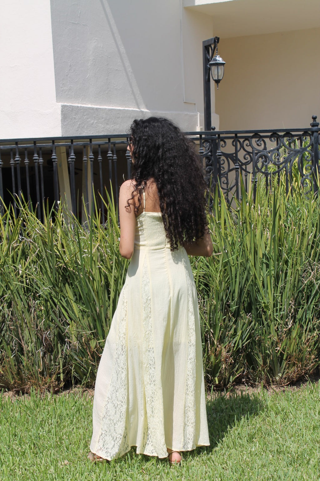Vestido Maxi con Encaje Romántico - HD0314