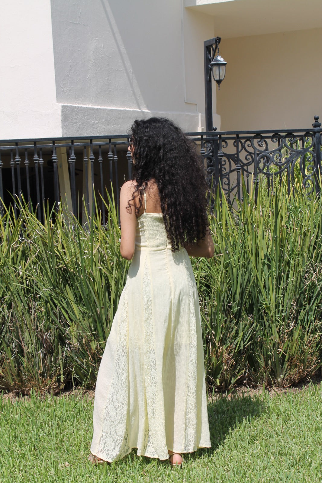 Vestido Maxi con Encaje Romántico - HD0314