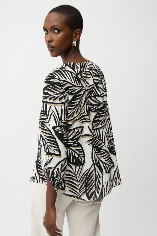 Blusa Estampado Tropical – Joseph Ribkoff 261207