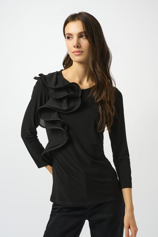 Blusa Black Ruffles – Joseph Ribkoff 253047