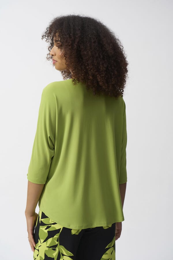 Top Cuello Barco Verde – Joseph Ribkoff 251063
