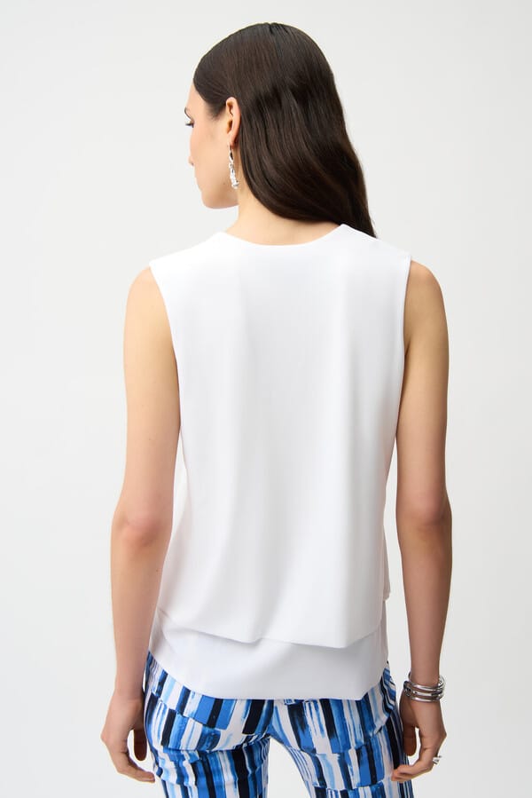 Blusa Sin Mangas Marfil Joseph Ribkoff - 261189