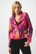 Chaqueta de Cuero Floral – Joseph Ribkoff 253954