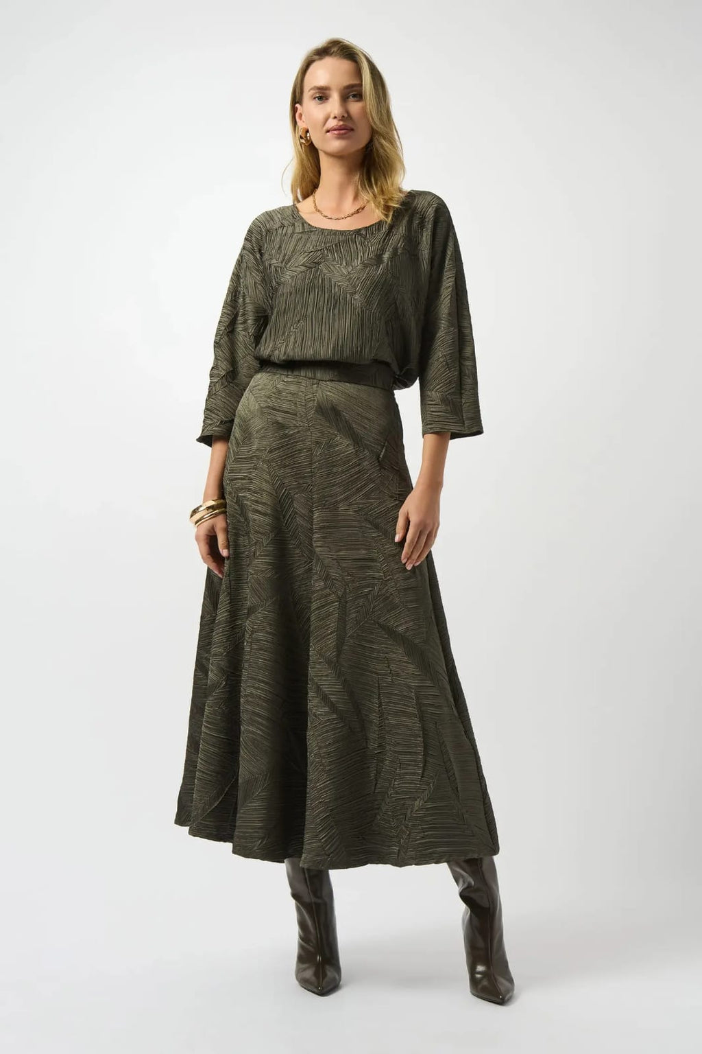 Blusa con textura geométrica – Joseph Ribkoff 253002