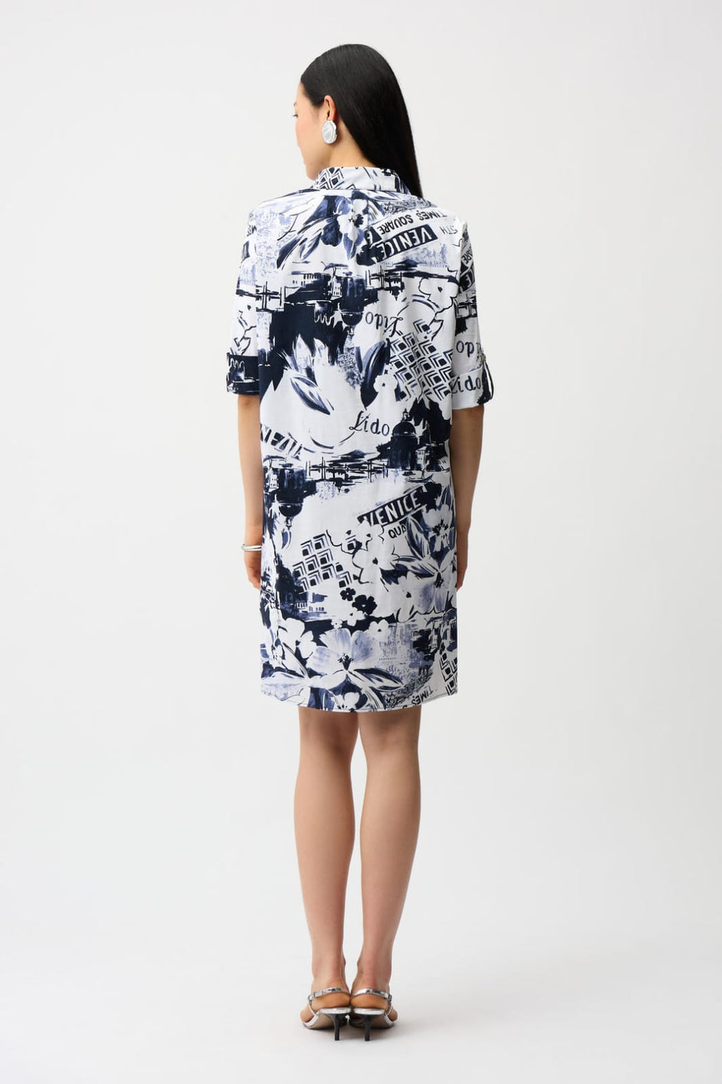Vestido Camisero Estampado -  Joseph Ribkoff 261048
