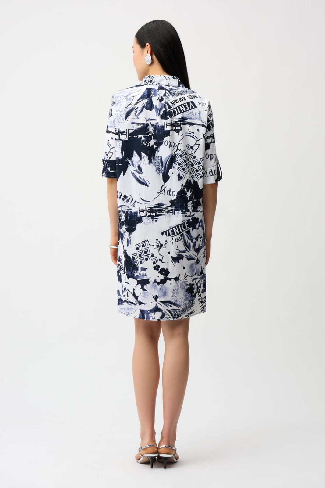 Vestido Camisero Estampado -  Joseph Ribkoff 261048