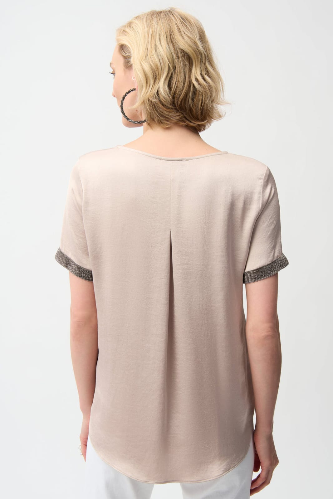 Blusa Satinada Beige  Joseph Ribkoff - 261116