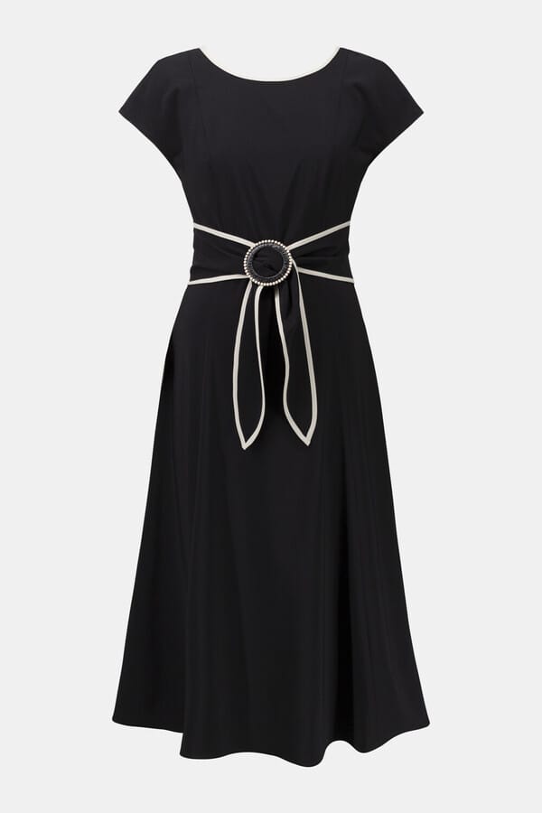 Vestido Midi Negro Éclipse - Joseph Ribkoff 261051