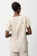 Blusa Texturizada Beige Joseph Ribkoff - 261055