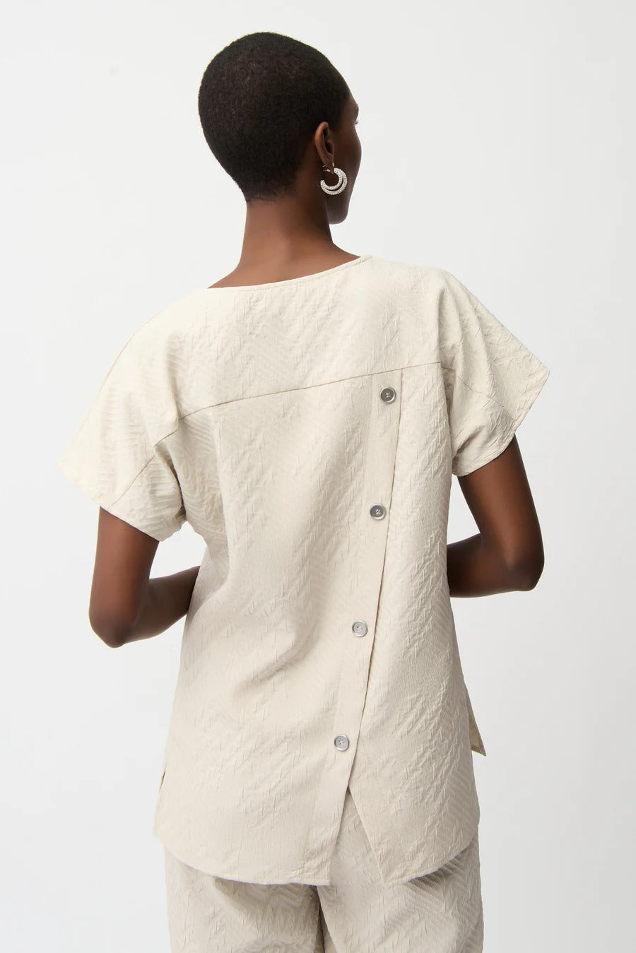 Blusa Texturizada Beige Joseph Ribkoff - 261055