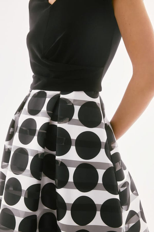 Vestido Midi Lunares Chic Joseph Ribkoff -  251754