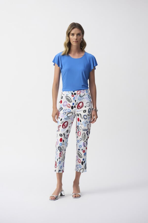 Pantalones Abstract Prints - Joseph Ribkoff 251221
