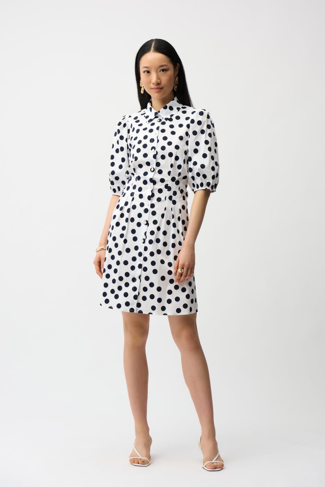 Vestido Camisero de Lunares - Joseph Ribkoff 261262