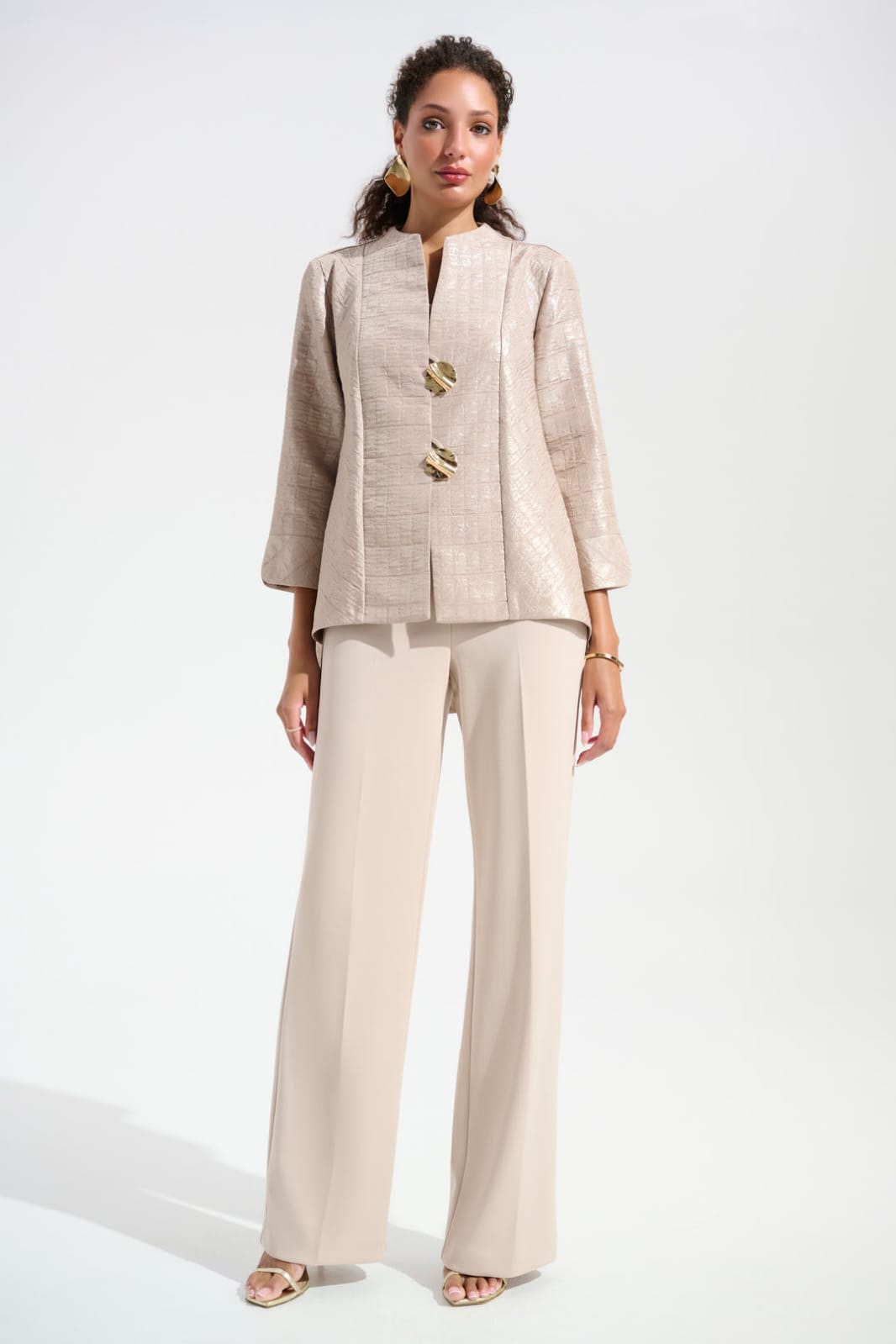 Pantalón Palazzo Beige Élite - Joseph Ribkoff 233787S26