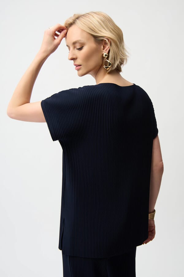 Blusa Plisada Azul Marino – Joseph Ribkoff 261192