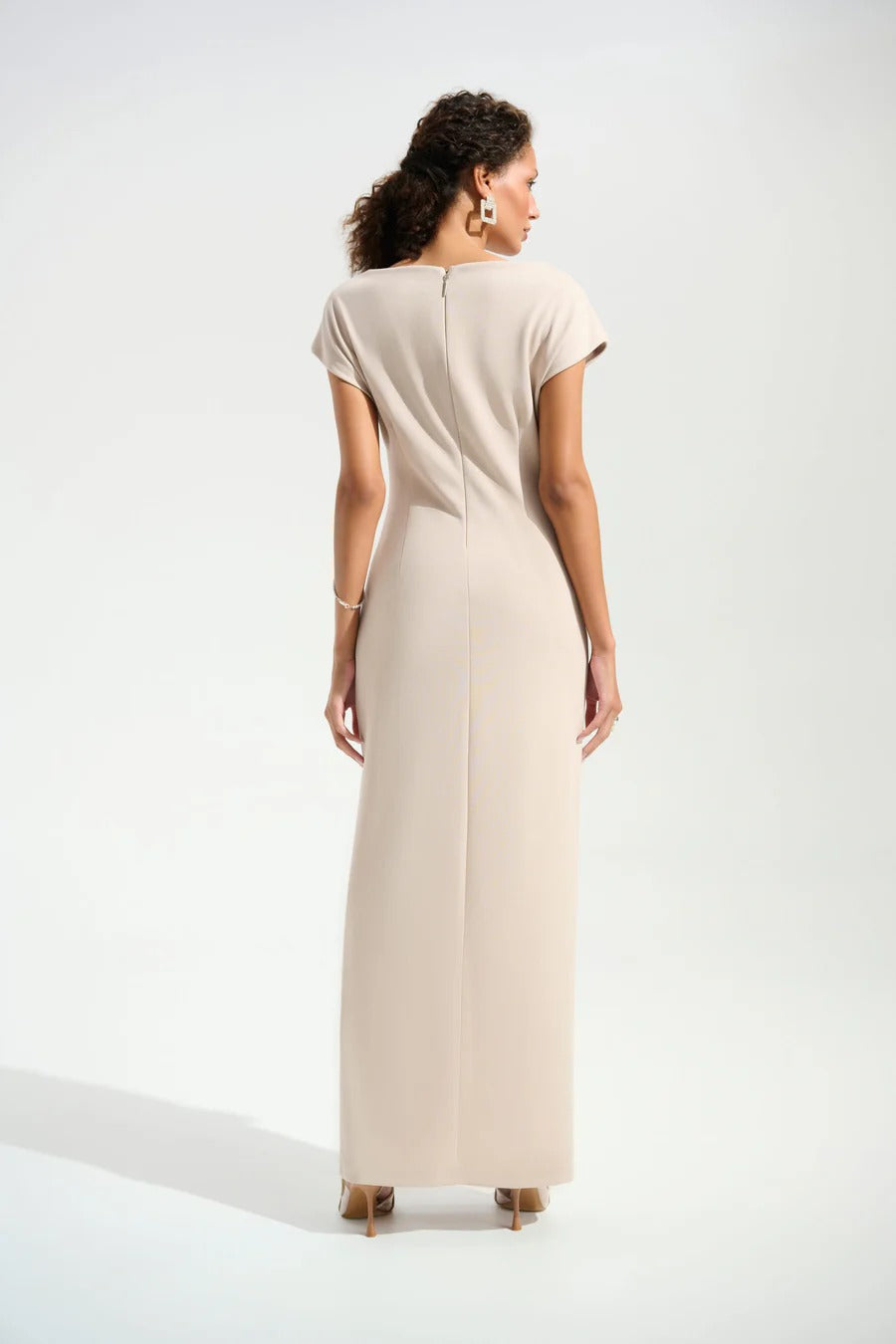 Falda Midi Champagne - Joseph Ribkoff 261748