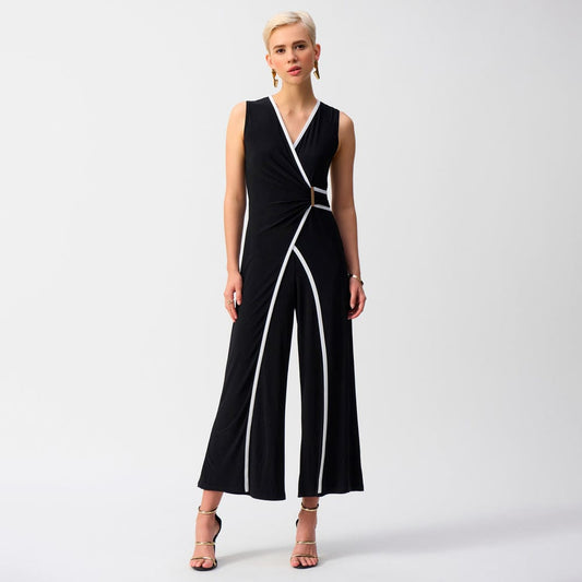 Mono Negro con Detalles Blancos - Joseph Ribkoff 251048