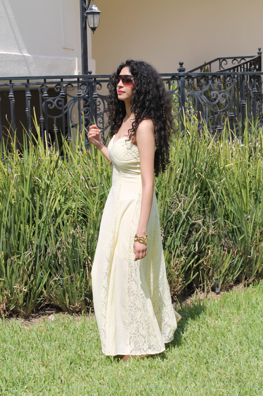 Vestido Maxi con Encaje Romántico - HD0314