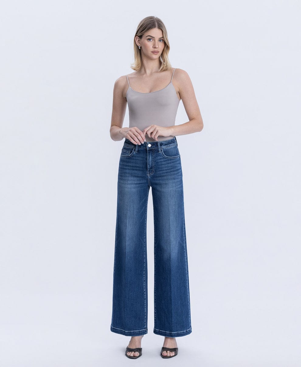 Jean Wide Leg Azul Clásico – Silueta Elegante y Versátil