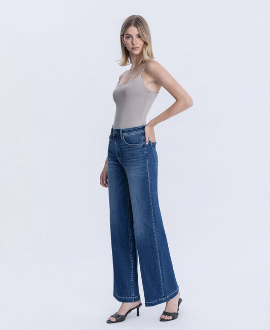 Jean Wide Leg Azul Clásico – Silueta Elegante y Versátil