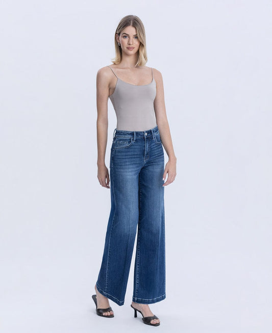 Jean Wide Leg Azul Clásico – Silueta Elegante y Versátil