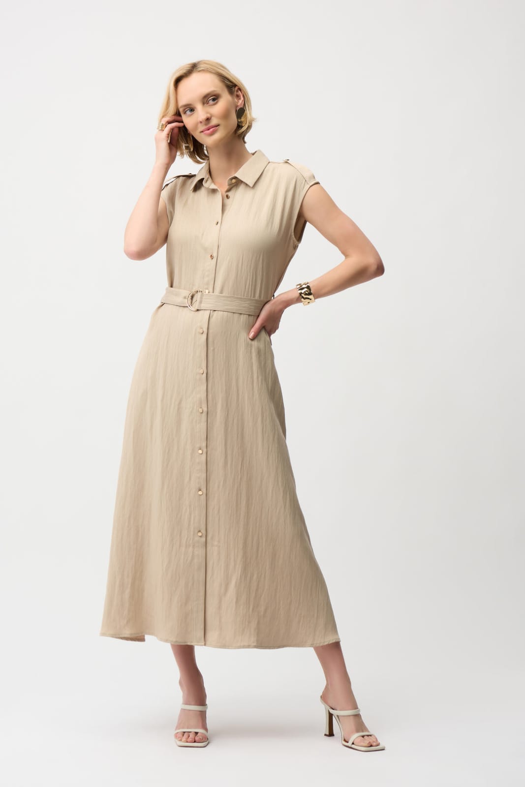 Vestido Camisero Beige Joseph Ribkoff - 261935