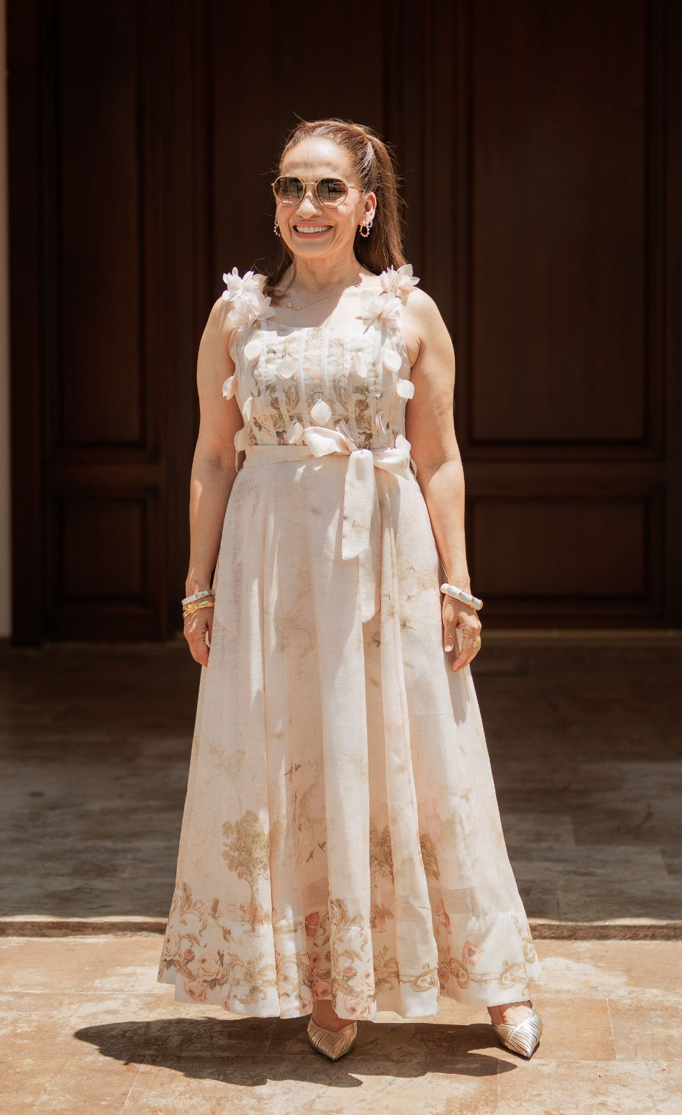 Vestido Romance Dorado
