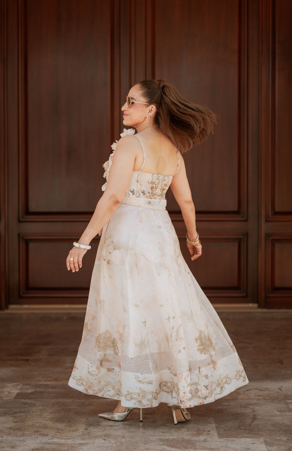 Vestido Romance Dorado