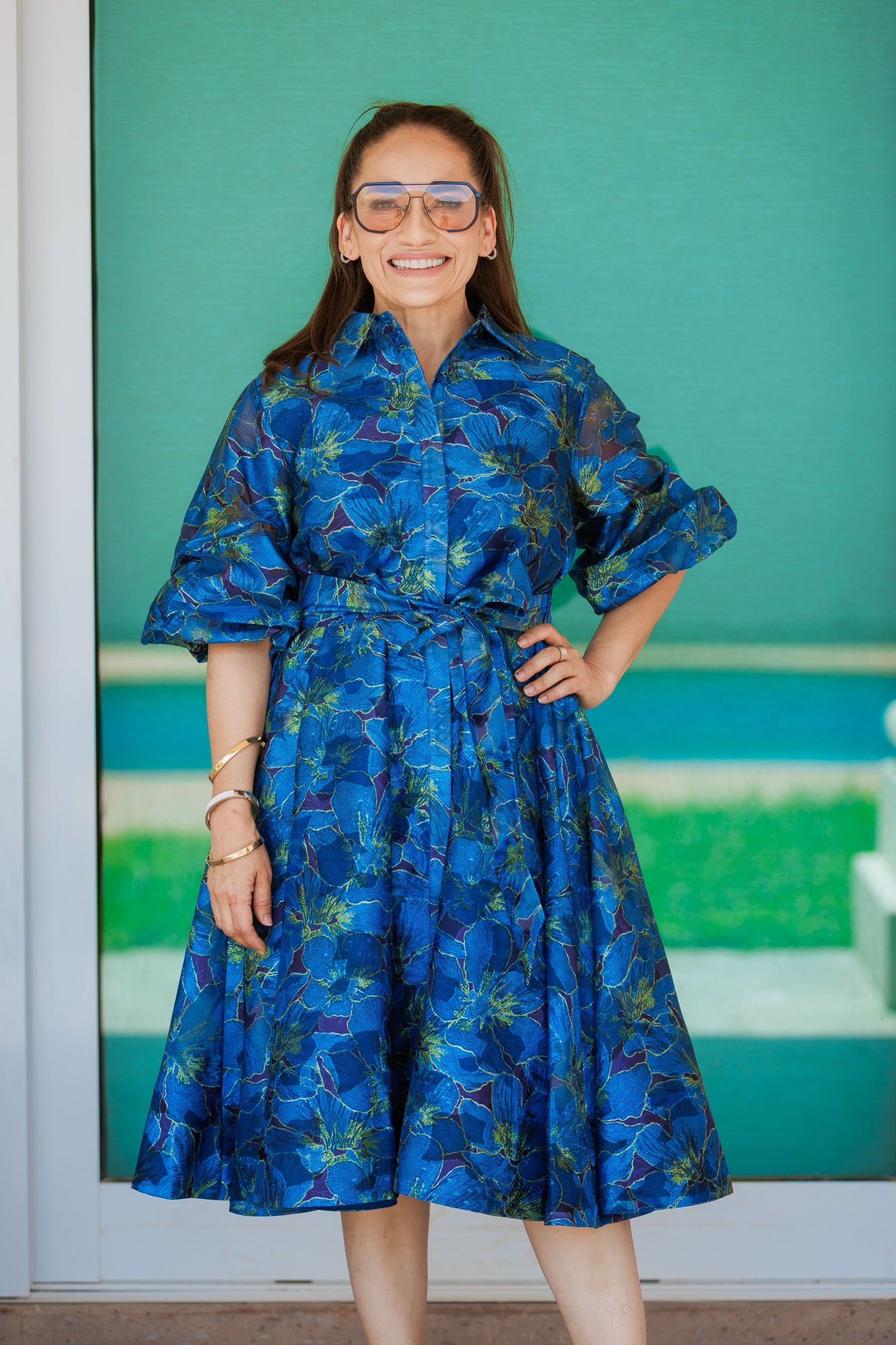 Vestido Jardín Zafiro- Gracia