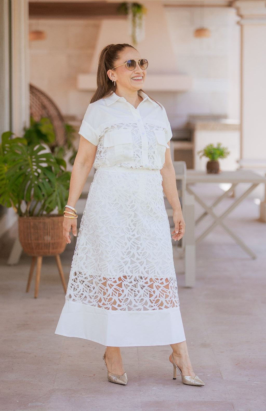 Blusa Encaje Elegante- Gracia