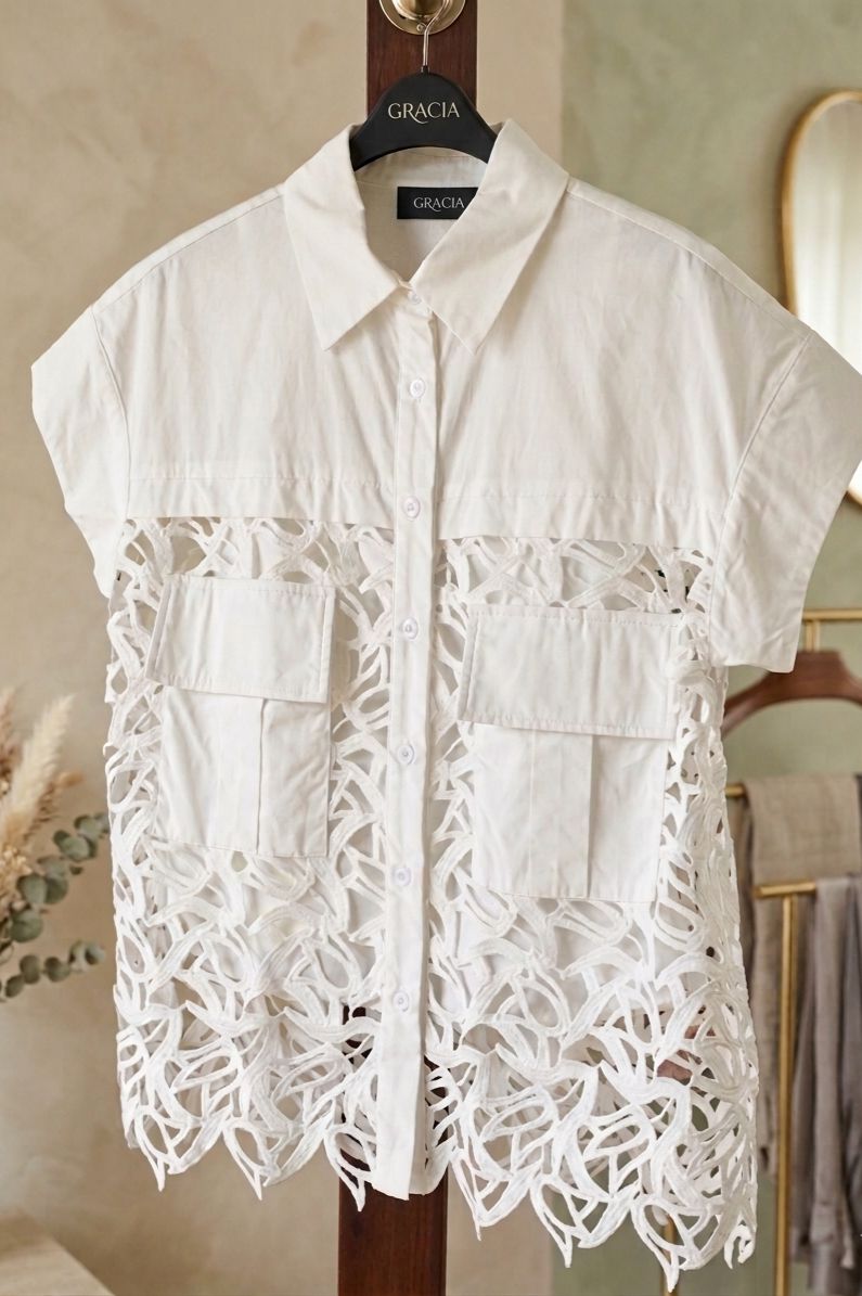 Blusa Encaje Elegante- Gracia