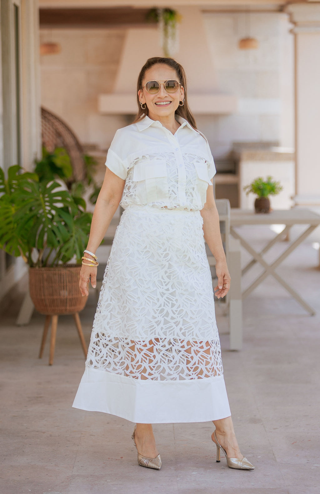 Falda Encaje Imperial- Gracia