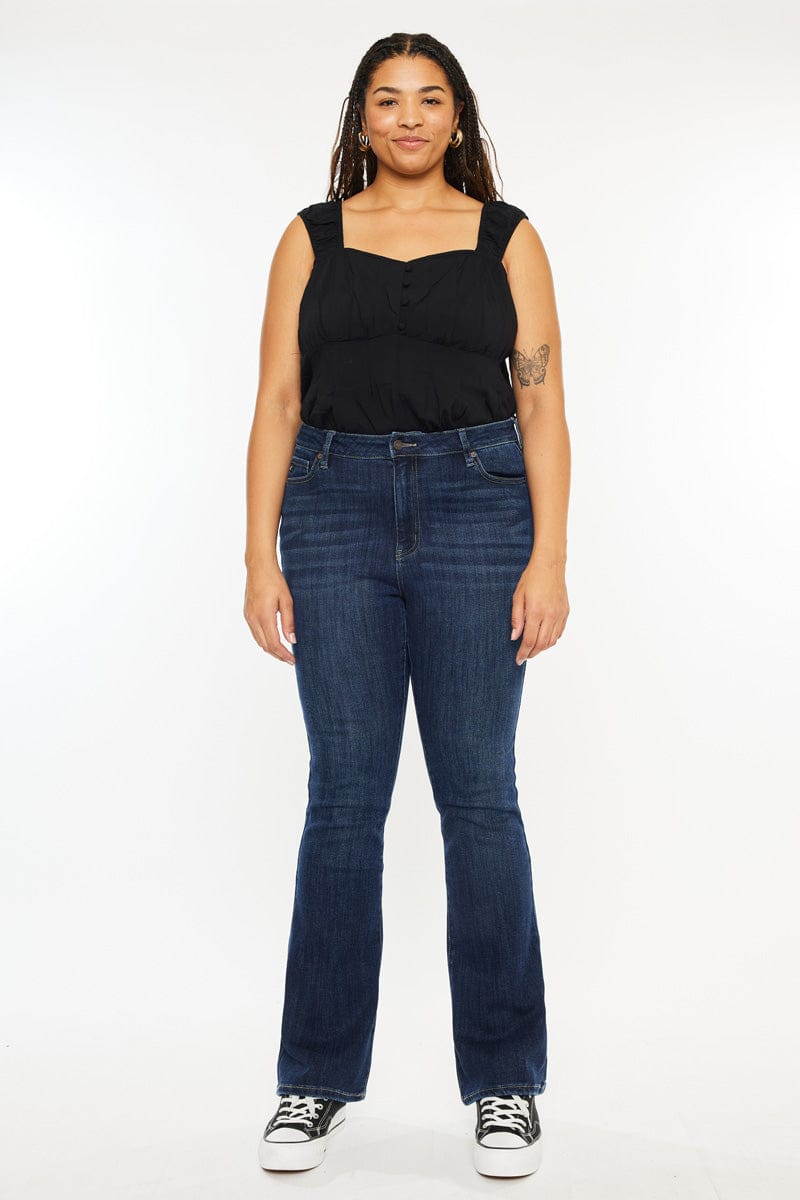 Jean Bootcut Azul Medio – Confort y Estilo en Cada Curva