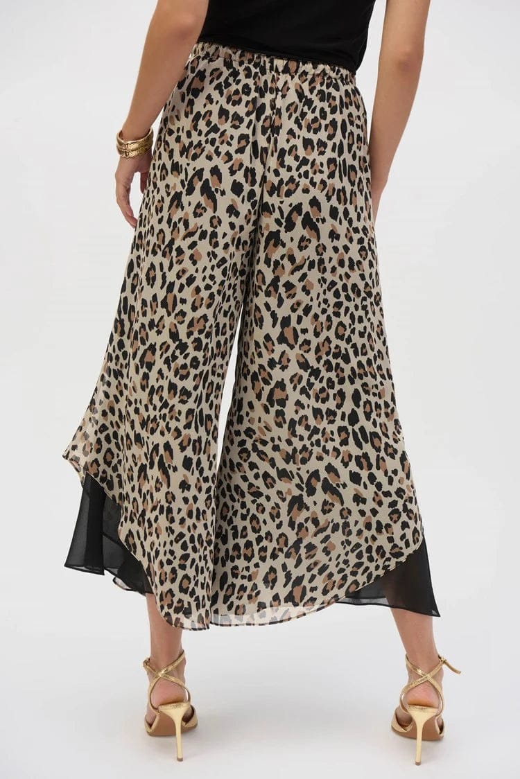 Pantalón Palazzo Reversible Animal Print - Joseph Ribkoff 252156