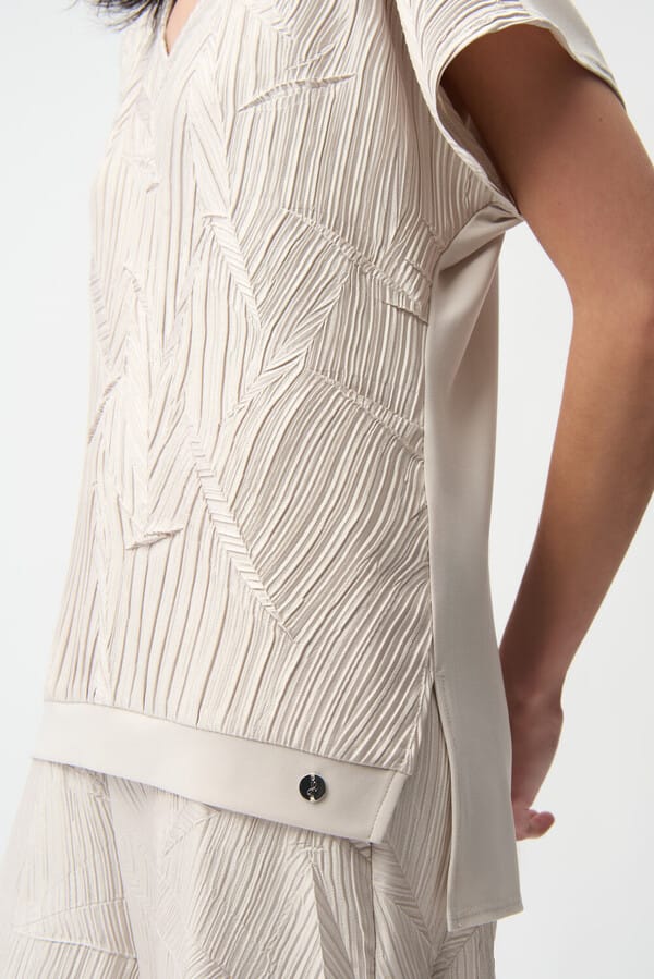 Blusa Texturizada Beige Joseph Ribkoff - 261055