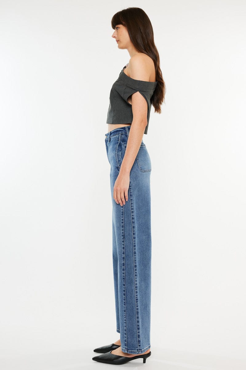 Jean Wide Leg Azul – Estilo Contemporáneo 3
