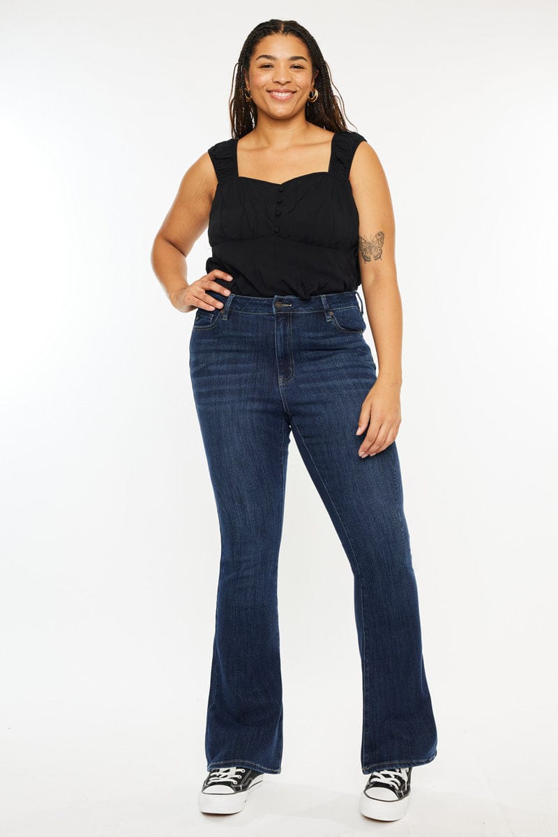 Jean Bootcut Azul Medio – Confort y Estilo en Cada Curva