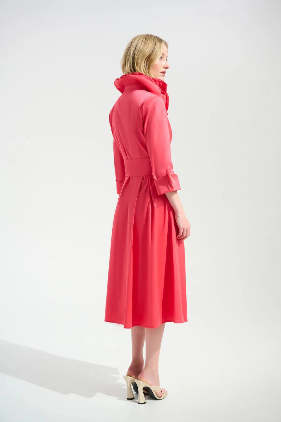Vestido Midi Coral Satinado – Joseph Ribkoff 261719