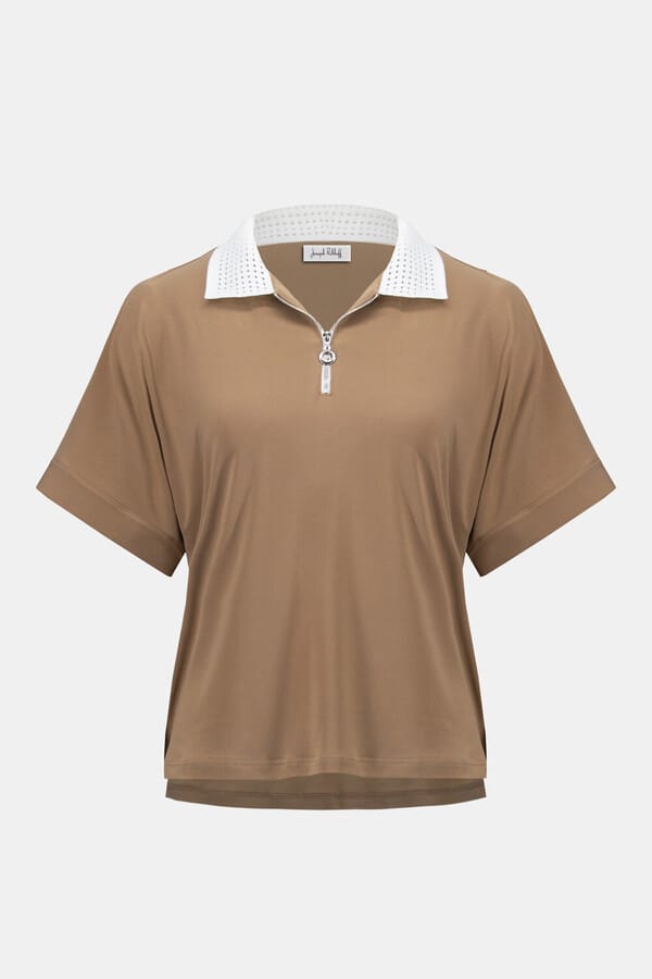 Blusa Polo Camel – Joseph Ribkoff 261164