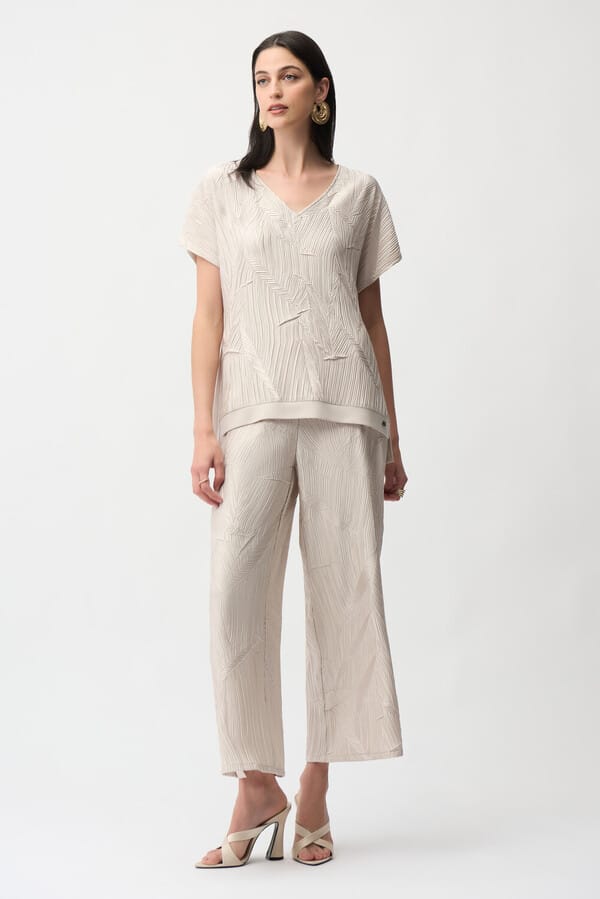 Blusa Beige Texturizada – Joseph Ribkoff 261160