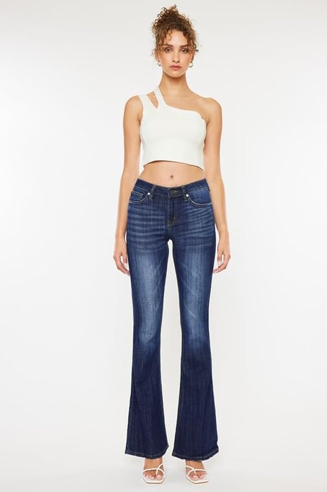 Jean Flare Azul Profundo – Estilo Sofisticado y Atemporal