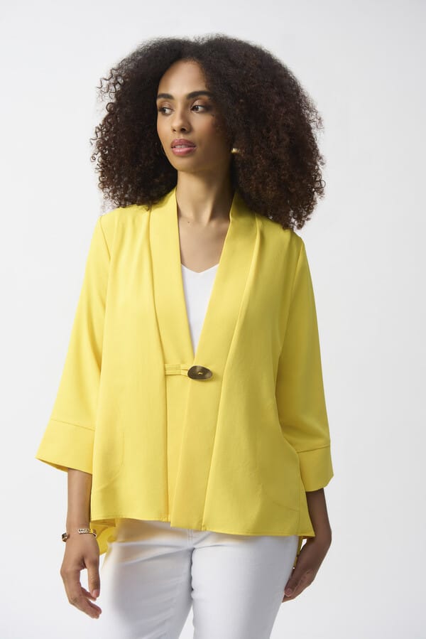 Blazer Amarillo con Cierre de Broche – Joseph Ribkoff 251101