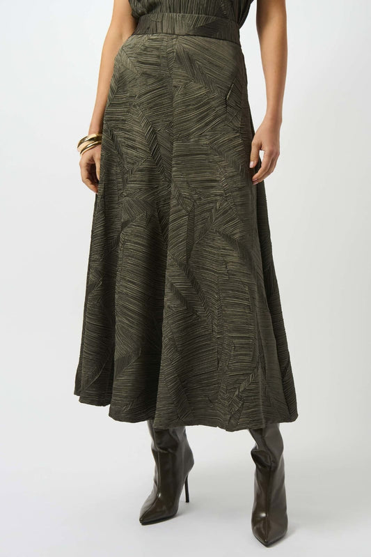 Falda midi con textura en relieve – Joseph Ribkoff 253248