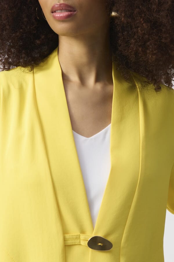 Blazer Amarillo con Cierre de Broche – Joseph Ribkoff 251101