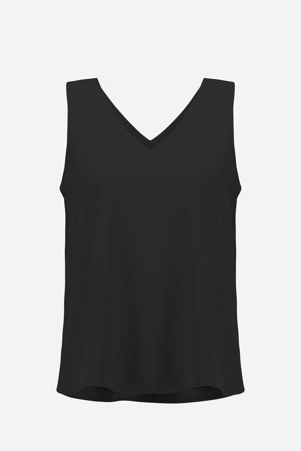 Blusa Básica Negra – Joseph Ribkoff 261248