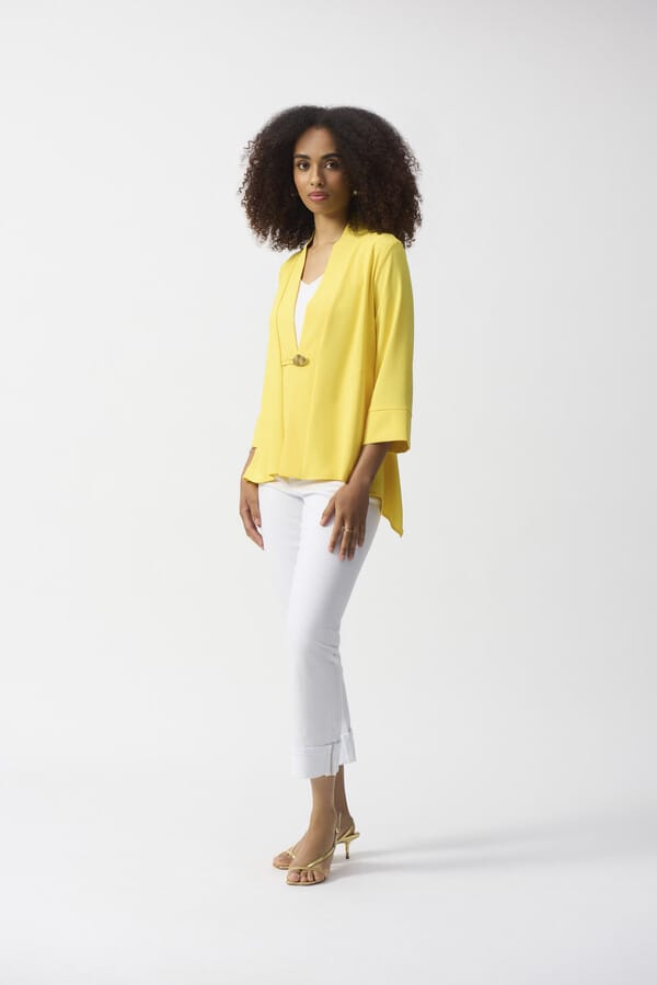 Blazer Amarillo con Cierre de Broche – Joseph Ribkoff 251101